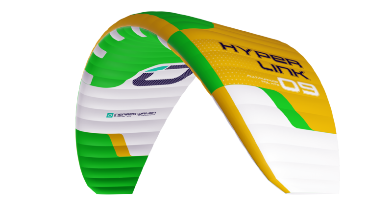 HYPERLINK V4 I FOIL KITE FOR WATER AND SNOW 11m - yeşil