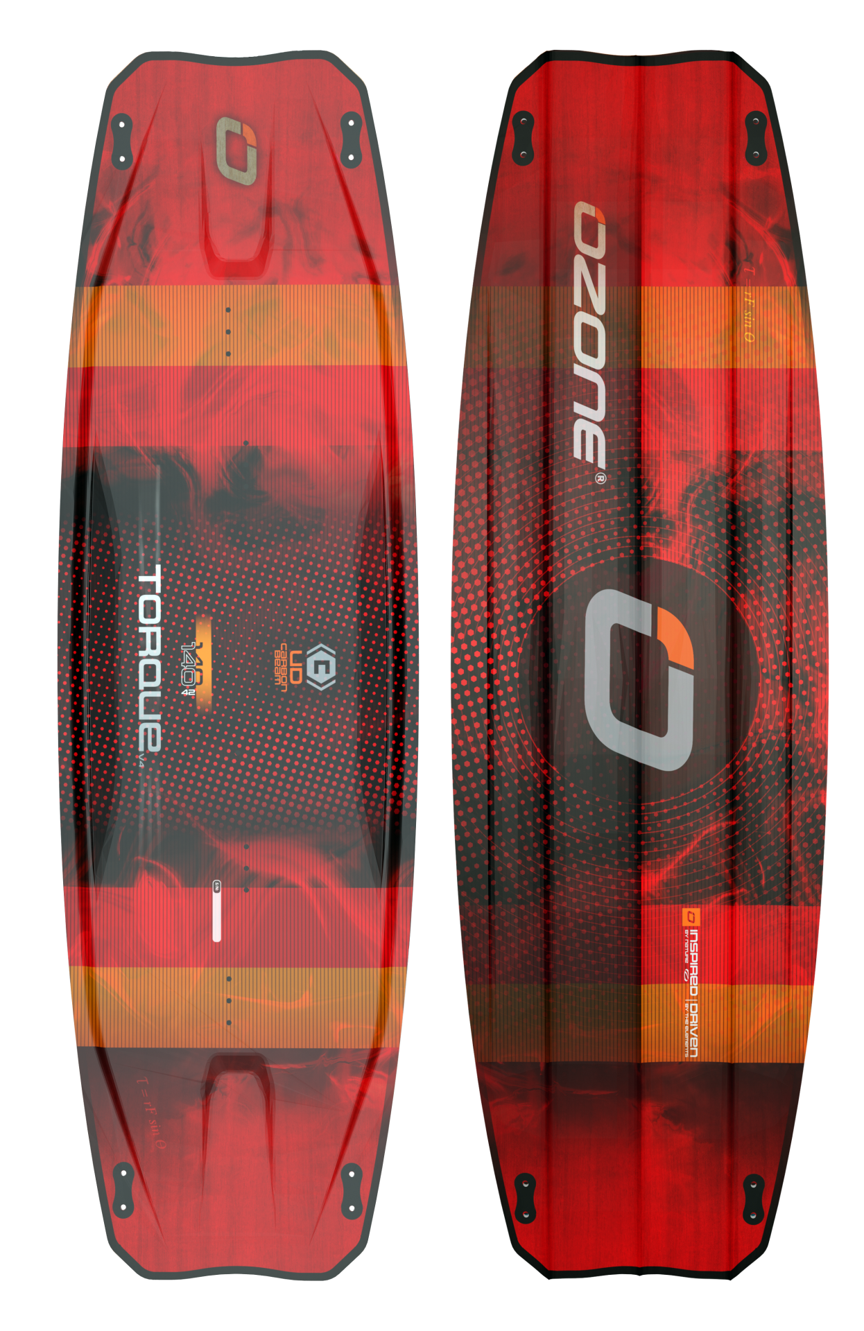TORQUE V4        I        BIG AIR - FREERIDE - FREESTYLE 138x41cm - Kırmızı