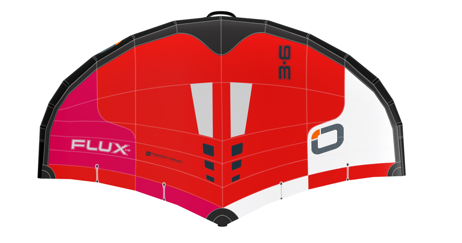 FLUX V2 FLUID HIGH-PERFORMANCE FREERIDING Kırmızı - 3.6